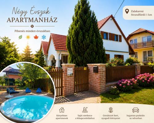 Negy Evszak Apartmanhaz – khách sạn tại Zalakaros