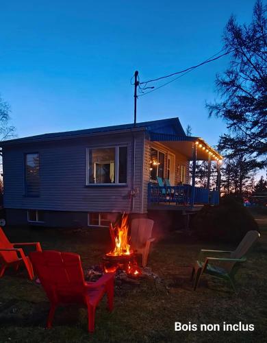 Chalet de la plage du Bôme (Chalet de la plage du Bome) in Saint-Felicien (QC)