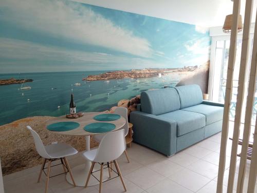 Studio - Balcon plein sud - Plage à 100m – khách sạn tại Kerdu