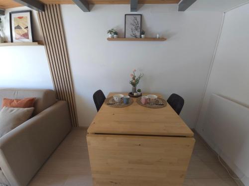 Ēdiens un dzērieni, Studio mezzanine - 4 pers - Parking - 2km Walibi in Les Avenieres-Veyrins-Thuellin