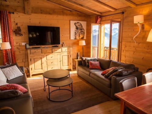 Tignes duplex luxe parking 6-8 p in ティニュ