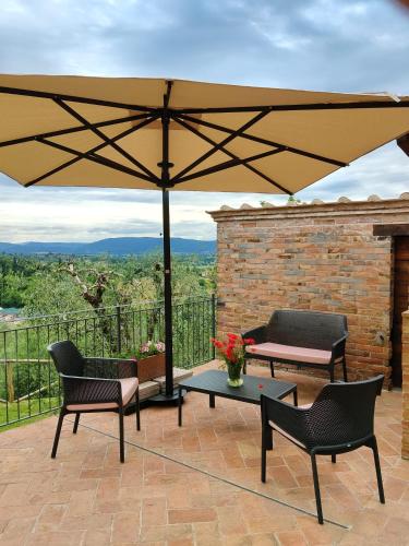 Agriturismo panoramico a Siena Al Chiaro di Luna in Costalpino
