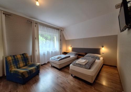 1 double bed
