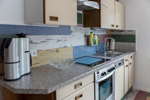 köök, Ferienwohnung Münch mit Balkon (Ferienwohnung Munch mit Balkon) in Grossheubach