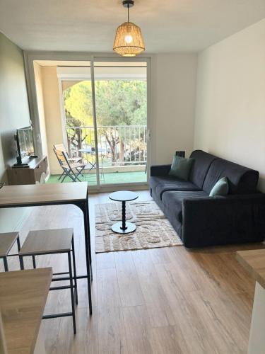 Studio cosy avec terrasse proche de la plage