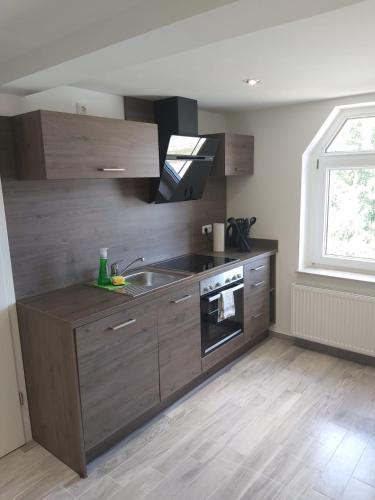 virtuve, Ferienapartment Meiss in Seegebiet Mansfelder Land