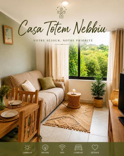 Casa Totem Nebbiu in Oletta ciems