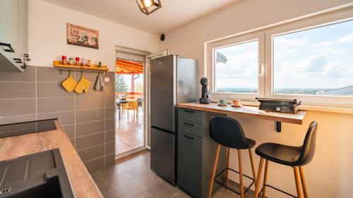 Kitchen, Holiday Home Tilia - pool & view in Popovaca
