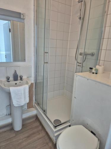 Twin room, shower
