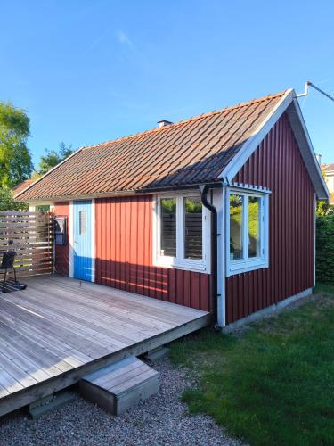 設施, Gäststuga med altan i centrala Falkenberg (Gaststuga med altan i centrala Falkenberg) in 法爾肯貝格