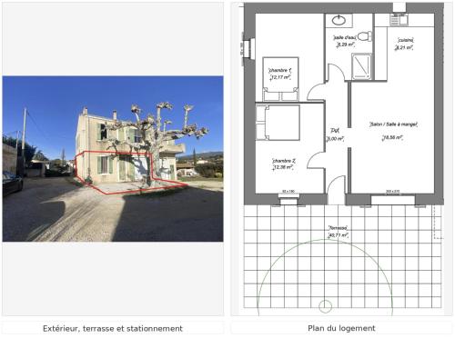 Appartement familial T3 au calme - Marseille 13e