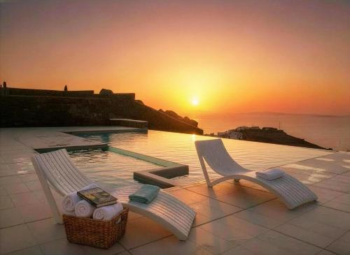 Mykonos Villa Coralba – khách sạn tại Houlakia