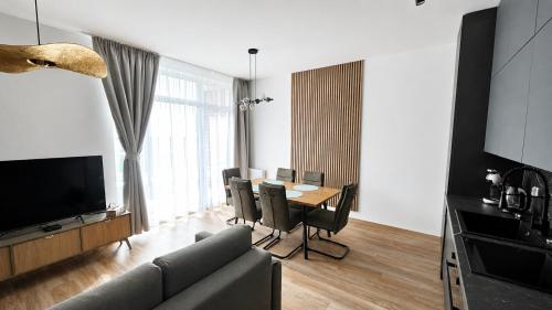 Apartament Baltic Breeze with swimming pool, 150 m from the beach - Location saisonnière - Sianożęty