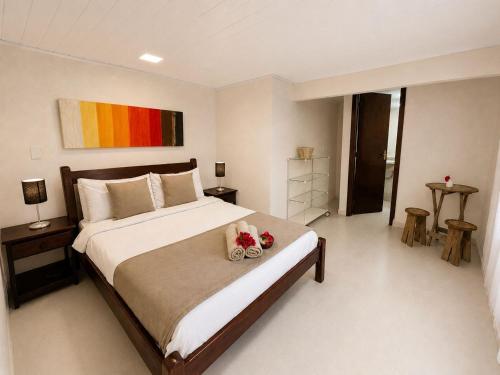 1 double bed