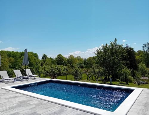 Kolam renang, Spa & Heated Pool Holiday House - Šumska vila (Spa & Heated Pool Holiday House - Sumska vila) in Brodski Stupnik