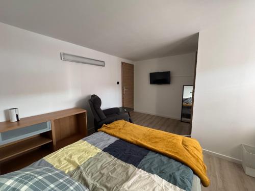 1 double bed