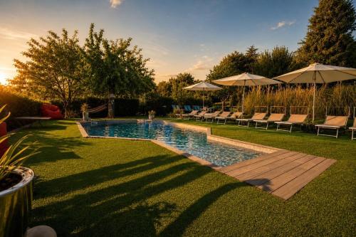 tuin, GAN EDEN b&b in Monterenzio