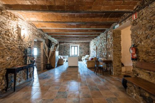 Közös társalgó / TV, Coliving Rural Els Masos d'en Coll - Can Barnosell in Fontanillas