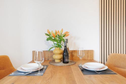 Hotelli välisilme, Apartment am Bischofsberg in Grossheubach