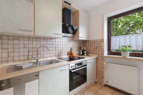 köök, Apartment am Bischofsberg in Grossheubach