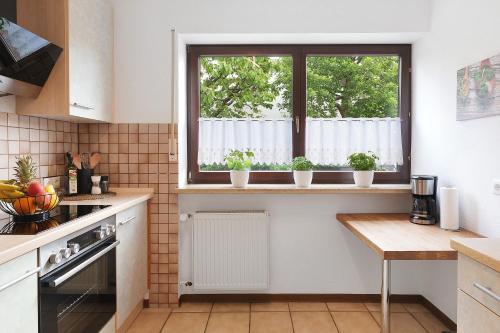 köök, Apartment am Bischofsberg in Grossheubach