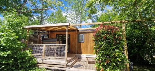 Mobil home Camping Mayotte à Biscarrosse climatisé 5 étoiles