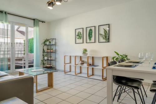 Le Jardin de l'Atrium - Appartement moderne proche de Genève et Palexpo