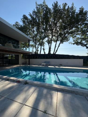 Peldbaseins, Villa Loka-Ecrin contemporain adult only avec piscine in Sauzet (Rhone-Alpes)