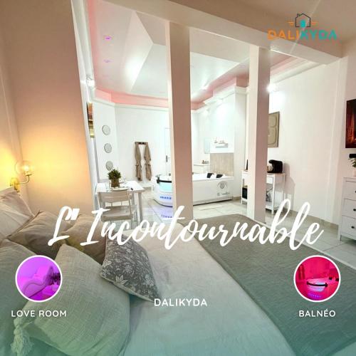 Dalikyda - L'incontournable - Loveroom Balnéo Spa central - Location saisonnière - Le Havre