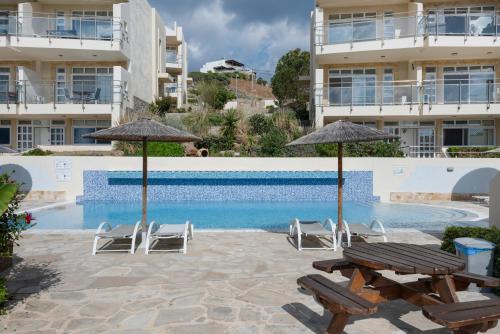 Exterior view, Apartment Kreta in Strandnahe in Makris Gialos