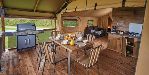 Iekārtas, Camping le Moulin de David -Gaugeac Monpazier 24540 - Cabane -Mobil-home 3 et 2 chambres in Gaugeac