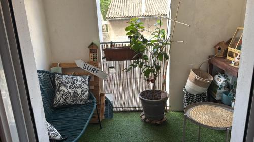 Studio cosy avec terrasse