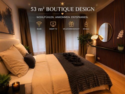 Boutique Design Apartment - 53 qm mit Fußbodenheizung und Balkon in Leipzig, Deutschland