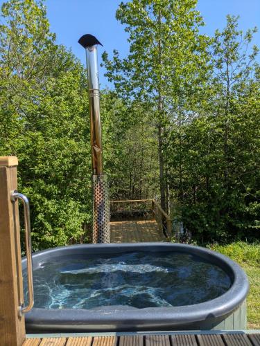 Karstais baseins, Go Eco Glamping in Llanwenog