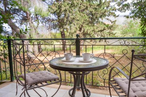 balkon/terasa, Thimeli Hotel in Lygourio