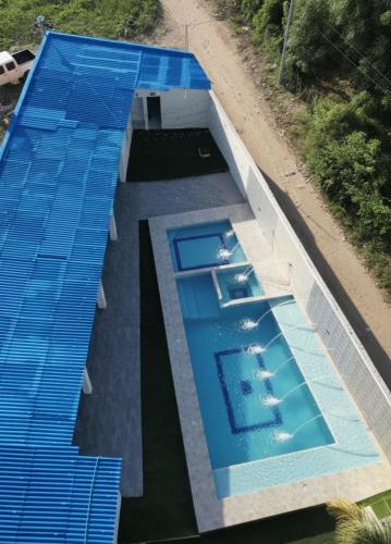 Úszómedence, Kem House cabaña (Kem House cabana) in Malambo