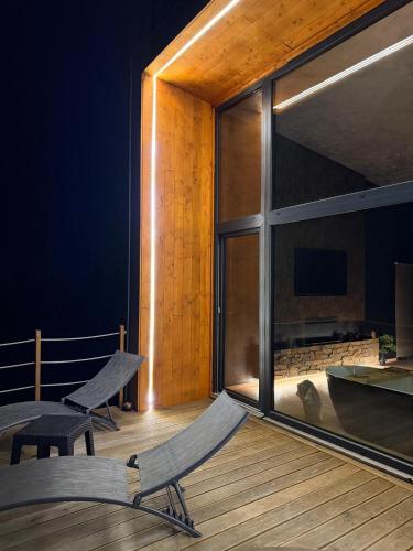 Kilátás, Ascent Lodge -Jacuzzi si Panoramic View in Horea