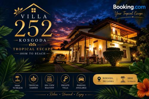 Villa 252 Kosgoda - Beach side stay & Tours - Bentota