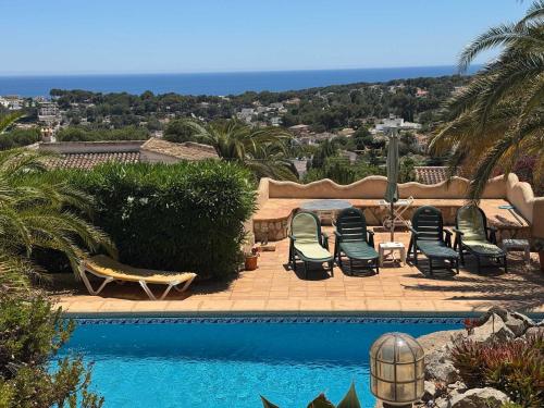 Beautiful villa with private pool and seaview