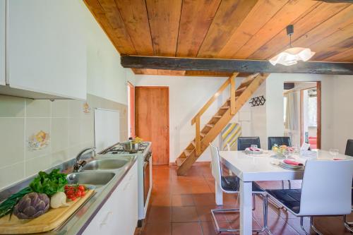 virtuve, Rustico Val Bavona house - Happy Rentals in Menzonio