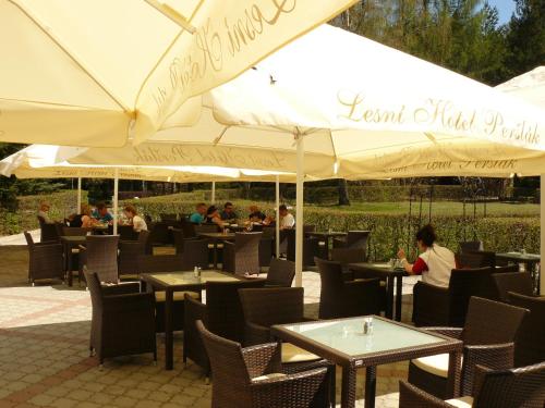 Étterem, Lesni Hotel Perslak in Nova Bystrice