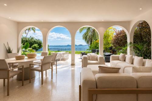 صالة مشتركة/ منطقة التلفزيون, Villa Stella del Mar Esencia Privada del Pacífico (Villa Stella del Mar Esencia Privada del Pacifico) in بونتا بايتيلا