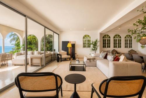 صالة مشتركة/ منطقة التلفزيون, Villa Stella del Mar Esencia Privada del Pacífico (Villa Stella del Mar Esencia Privada del Pacifico) in بونتا بايتيلا
