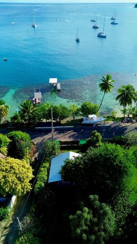 Vahinui lodge in ボラボラ島