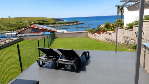 Villa en la playa con vistas al mar y jardín gîte à louer Molino