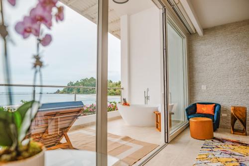Balkons/terase, Ordovician Beach Resort in Isla Grande