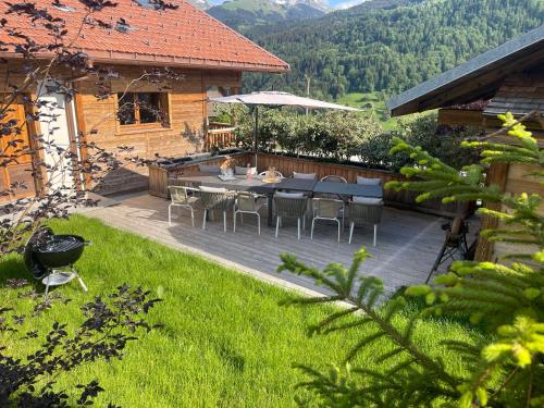 Chalet with traditional Manigod Mazot