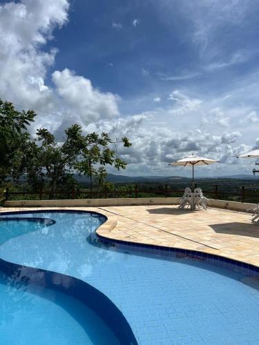 Swimming pool, Cantinho Topo da Montanha in Cha Grande
