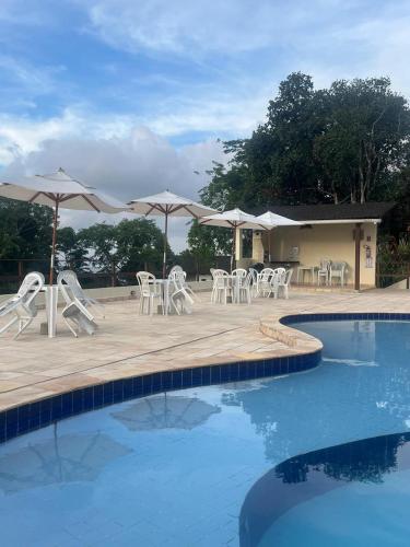 Swimming pool, Cantinho Topo da Montanha in Cha Grande