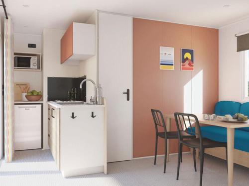 Mobil-home avec TV et terrasse - 4 pers. - API-1-52-2850 - Camping - Saint-Hilaire-de-Riez
